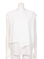 フロントレイヤードBL/WHT