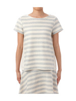 レース切り替えボーダープルオーバー/グレー系(312)