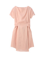 腰巻風リネンワンピース/ホワイト(001)