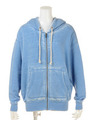 裏毛オパールZIPパーカー【Planet blue world】/ブルー