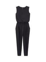 [L]シフォンノースリオールインワン/ブラック(019)