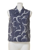 【BED&BREAKFAST】PALM TREE Sleeveless Shirt/NAVY