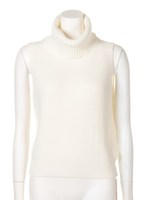 あぜ編みノースリニットプルオーバー/BORDER