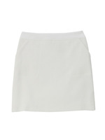 ふくれ織タイトスカート/ブルー系(092)