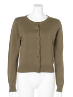 クルーネックカラーカーデ/KHA