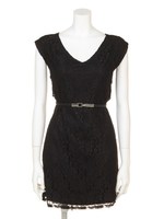 ベルトSETバックツイストレースOP/ブラック