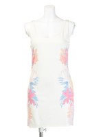 サイドフラワータイトOP/O/WHT