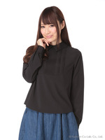 ピンタックブラウス/シロ