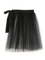 巻きチュールスカート/BK
