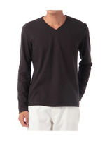 市松パターンカットソー/レッド系(064)