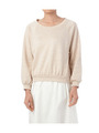裏毛ラグランプルオーバー/ベージュ(052)
