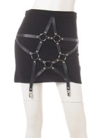 STARベルトスカート/ブラック