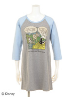 【Disney BAMBI Collection】FOREST B/B TEE DRESS/LtBLUE