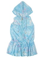 タイダイジップパーカー/ブルー