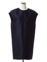 ボックスケープワンピース/オレンジ