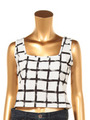BackストラップチェックTOPS/BLACK