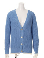 [Salon de Balcony]片畦編みカーディガン/LGRY