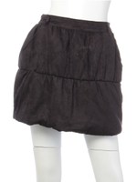 エモザプレミアム インナーパンツ付スエードSK/ブラック