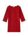 ネルチェックワンピース/レッド(262)