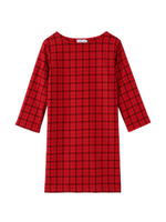 ネルチェックワンピース/レッド(262)