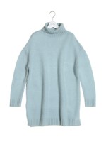 ボリュームスリットワンピース/NVY