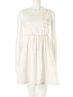 【ECURY】スティッチラインワンピース/ライトブルー