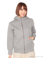 ダンボールニットパーカ/杢グレー