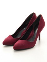 バックビジューパンプス/オーク/S