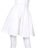 ラップチュール重ねスカート/オフホワイト