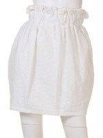 レースタックタイトスカート/イエロー