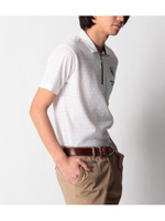 ロゴチェックジップカットソー/イエロー(032)