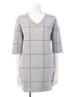 PIN GRAPH CHECK COCOON OP/BLK