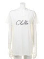 【Chille anap】筆記体ChilleロゴTシャツ/O.WHT