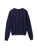 コットンカシミヤニットカーディガン/ライトグリーン(021)