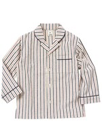 ストライプパジャマkidsシャツ/NVY