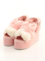 BUNNY HIGH SOLE SANDAL/BLACK