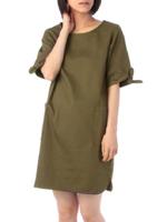 Saburoku ストレッチツイルワンピース/ネイビー(093)