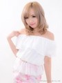 ふわふわLadyトップス/ホワイト