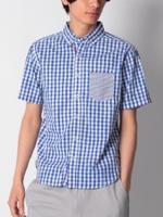 イカリギンガムシャツ/ブルー(292)