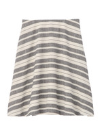 ボーダーフレアスカート/イエロー(332)