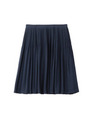 消しプリーツシフォンスカート/ネイビー(093)