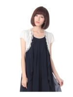 Dorry Doll チュールサテンボレロ/ライトベージュ(051)