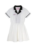 ICE CREAM SHOP ワンピ/ホワイト