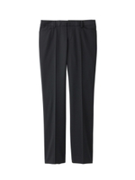 [S]ウール混ステッチパンツ/ブラック(019)