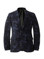 ダークカモフラジャケット/ブルー系(194)