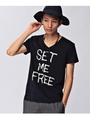 テープ風プリントTシャツ/オフホワイト(003)