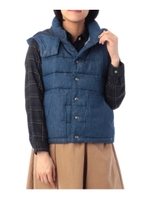 デニムベスト/ブルー(092)