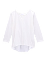 バックシャンシンプルプルオーバー/オフホワイト(003)