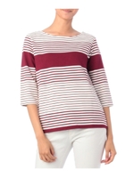 リップルマルチボーダーカットソー/ネイビー(393)