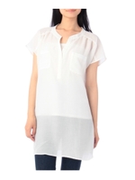 レーシーバックシャンシャツワンピース/オフホワイト(003)